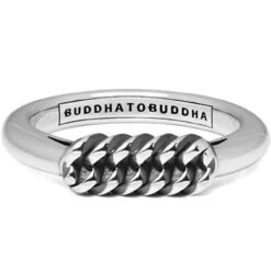 Buddha To Buddha Refined Chain Silver Size 18 Ring 016