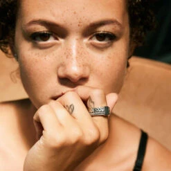 Buddha To Buddha Barbara Double Silver Size 18 Ring 609 -Fashion Watch Shop 001J026090118 3 33734 12668.1597697776