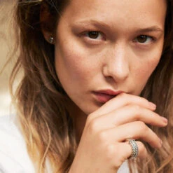 Buddha To Buddha Barbara Double Silver Size 18 Ring 609 -Fashion Watch Shop 001J026090118 4 51232 36989.1597697776