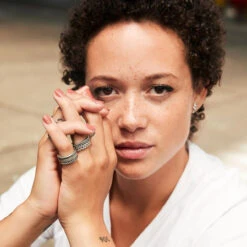 Buddha To Buddha Barbara Double Silver Size 18 Ring 609 -Fashion Watch Shop 001J026090118 6 41540 27997.1597697776