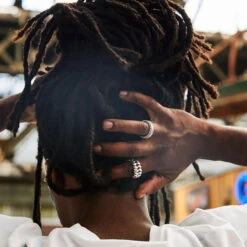 Buddha To Buddha Chain Texture Silver Size 19 Ring 788 -Fashion Watch Shop 001J027880119 4 07907 39766.1597697785