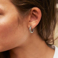 Buddha To Buddha Ben Small Silver One Size Earrings 437 -Fashion Watch Shop 002J034370100 3 59408 99224.1597697812