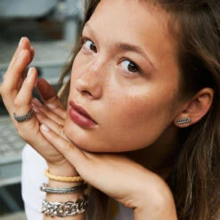 Buddha To Buddha Ellen Silver One Size Stud Earrings 479 -Fashion Watch Shop 002J034790100 3 22591 90582.1597697810