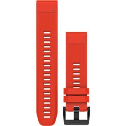 Garmin Quick Fit 22mm Flame Red Silicone Watch Strap 010-13111-04