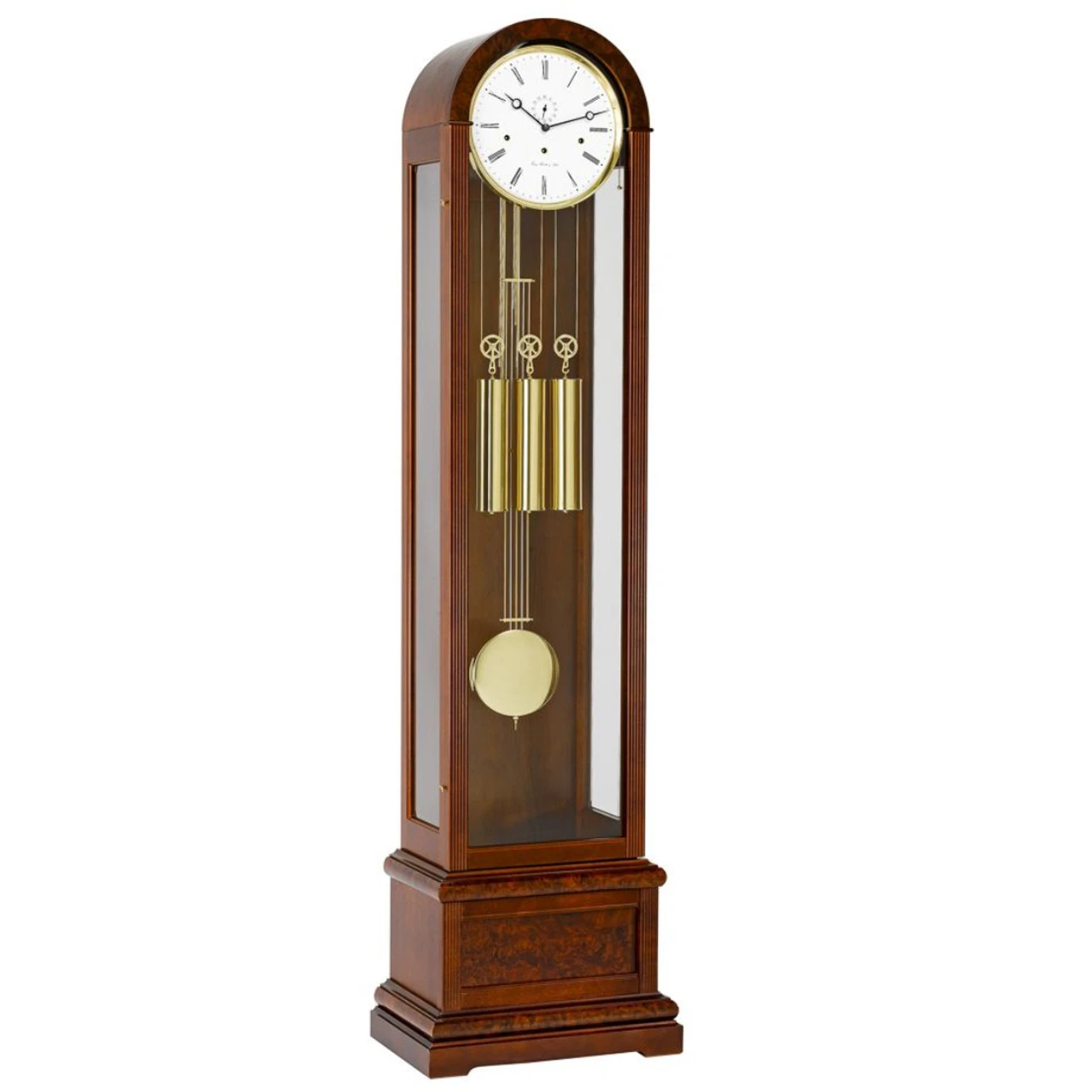 Hermle Mechanical 8-Day Cable Driven Westminster Walnut Finish Grandfather Clock 01087-030461 1 Hermle Mechanical 8-Day Cable Driven Westminster Walnut Finish Grandfather Clock 01087-030461
