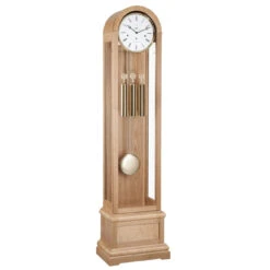 Hermle Mechanical 8-Day Cable Driven Westminster Oak Grandfather Clock 01087-050461