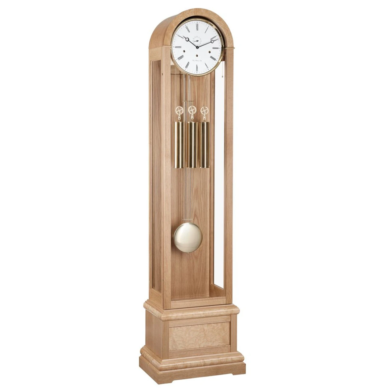 Hermle Mechanical 8-Day Cable Driven Westminster Oak Grandfather Clock 01087-050461 1 Hermle Mechanical 8-Day Cable Driven Westminster Oak Grandfather Clock 01087-050461