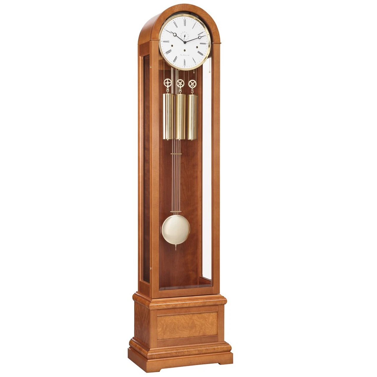 Hermle Mechanical 8-Day Cable Driven Westminster Cherrywood Grandfather Clock 01087-160461 1 Hermle Mechanical 8-Day Cable Driven Westminster Cherrywood Grandfather Clock 01087-160461