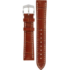 Hirsch Modena Replacement Watch Strap Golden Brown Alligator Embossed Leather 18mm With Free Connecting Pins -Fashion Watch Shop 10302870 2 18 1 86205.1442679595