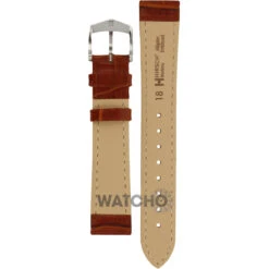 Hirsch Modena Replacement Watch Strap Golden Brown Alligator Embossed Leather 18mm With Free Connecting Pins -Fashion Watch Shop 10302870 2 18 2 12485.1442679567
