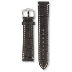 Hirsch Knight Replacement Watch Strap Grey Genuine Exotic Embossed Leather 20mm With Free Connecting Pins -Fashion Watch Shop 10902830 2 20 1 13754.1442230665