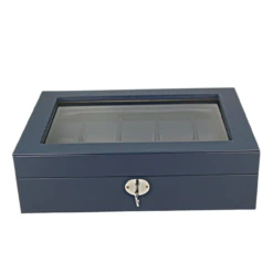 Orbit Navy Blue Leather Personalised Luxury Watch Box For 10 Watches OW202 -Fashion Watch Shop 12 17250.1638380823 2