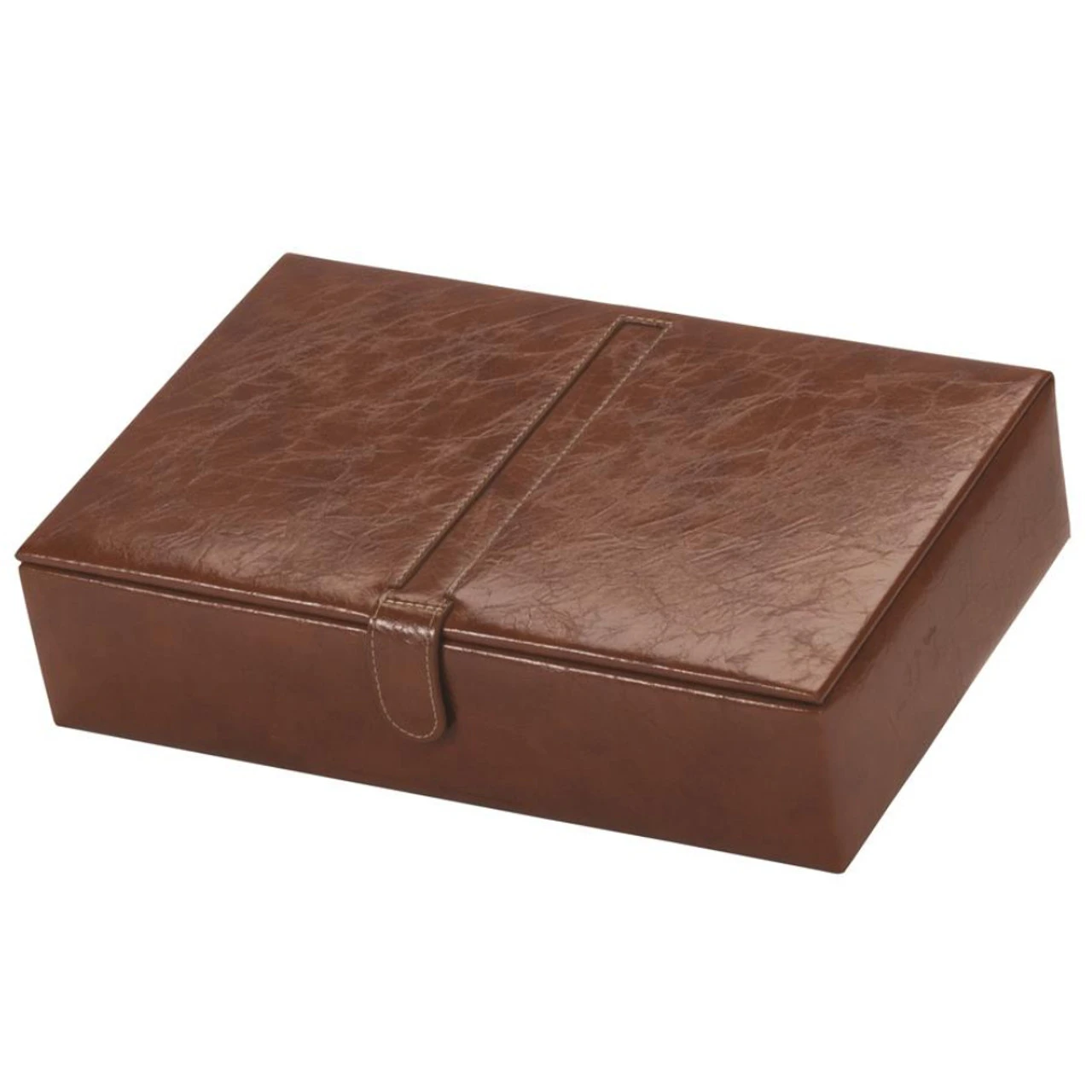Mele And Co Rhys 10 Piece Watch Box Bonded Leather In Brown 1570 2 Mele And Co Rhys 10 Piece Watch Box Bonded Leather In Brown 1570 - Image 2