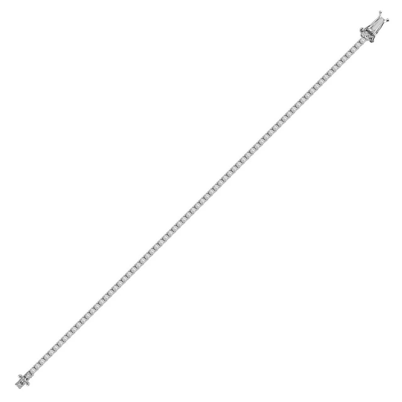 18ct White Gold 1.03ct Claw Set Tennis Bracelet P7021818100 1 18ct White Gold 1.03ct Claw Set Tennis Bracelet P7021818100