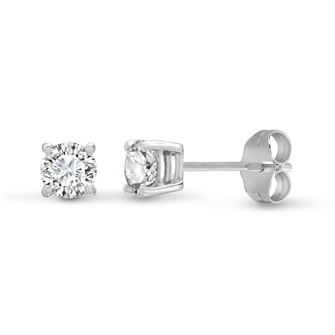 18ct White Gold 50pts Claw Set Diamond Stud Earrings P702E18-005-050 1 18ct White Gold 50pts Claw Set Diamond Stud Earrings P702E18-005-050