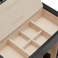 WOLF Palermo Single Black Anthracite Watch Winder With Jewellery Storage 213702 -Fashion Watch Shop 213702 5 97939.1615368266