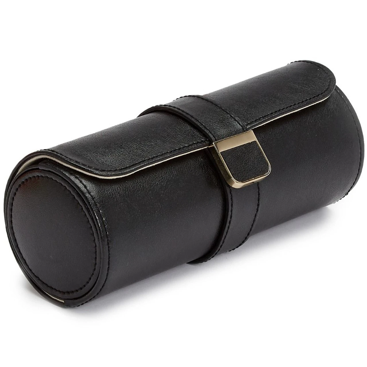 Wolf Palermo Double Watch Roll With Jewellery Case In Black Anthracite 213902 4 Wolf Palermo Double Watch Roll With Jewellery Case In Black Anthracite 213902 - Image 4