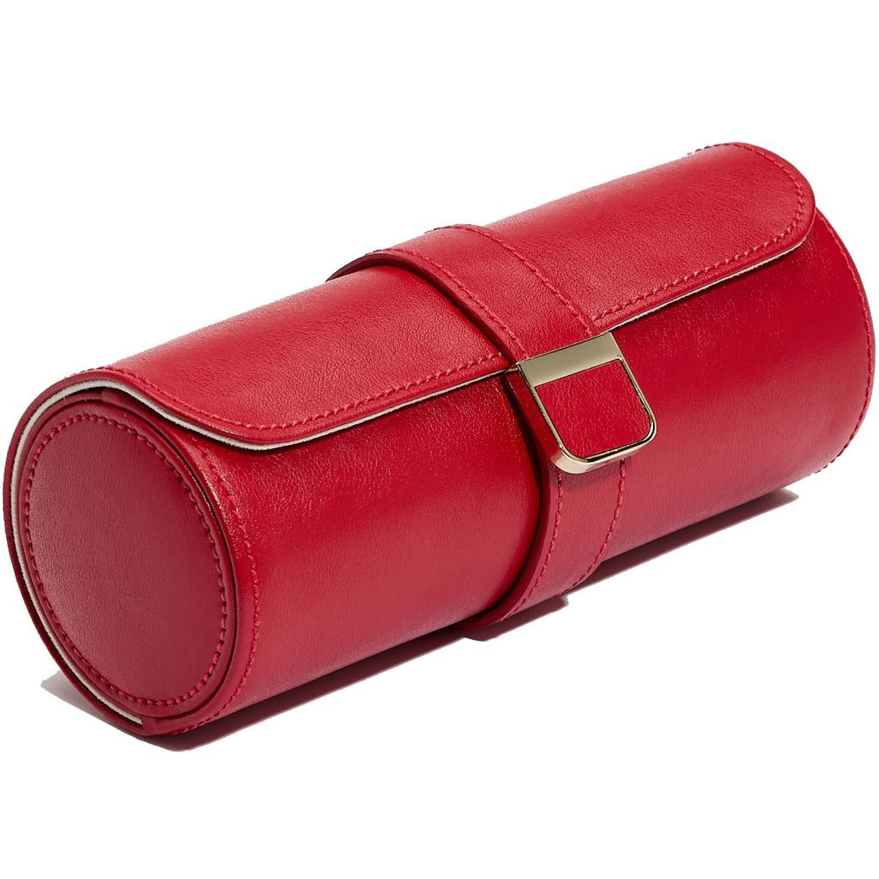 Wolf Palermo Double Watch Roll With Jewellery Case In Red 213972 4 Wolf Palermo Double Watch Roll With Jewellery Case In Red 213972 - Image 4