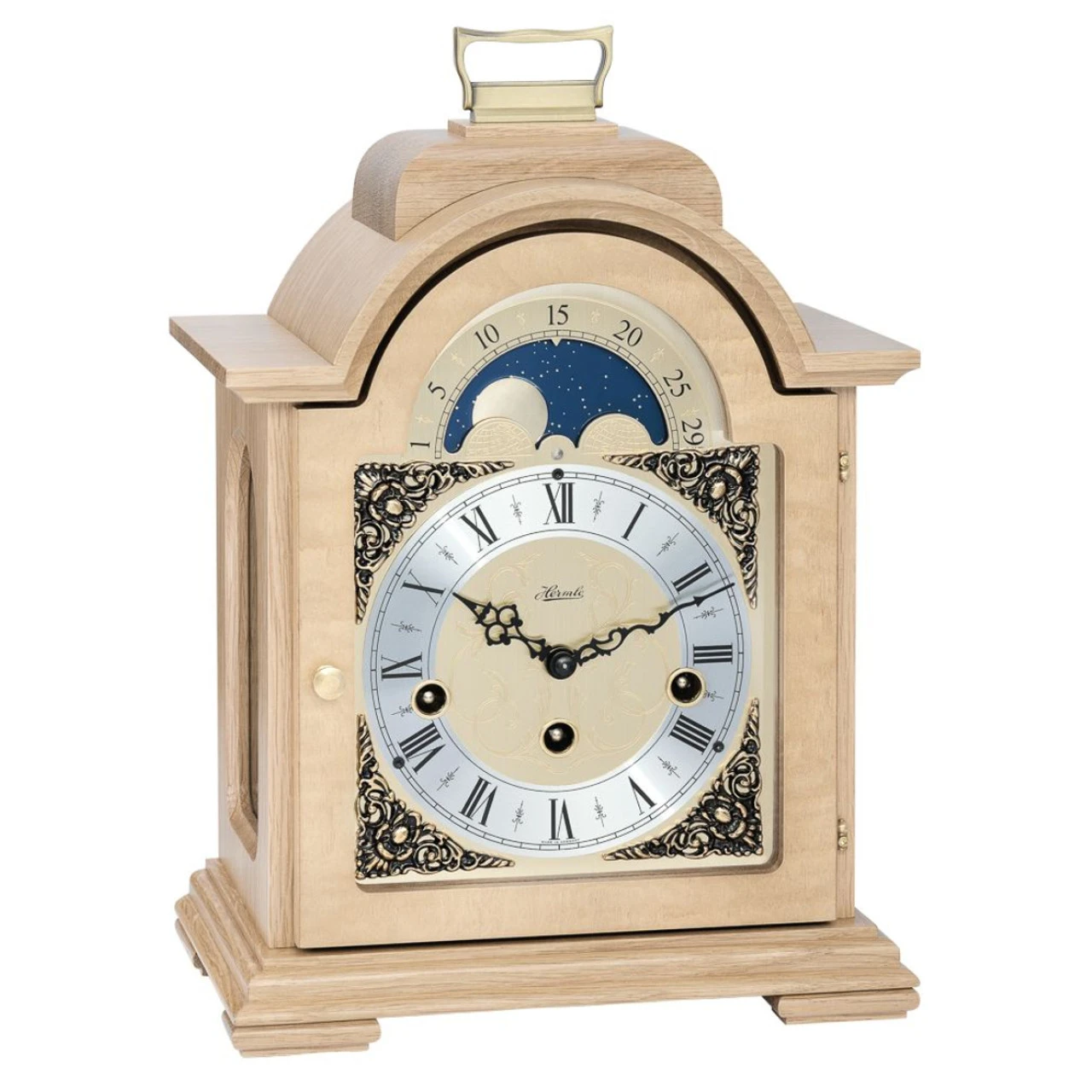 Hermle 8-Day Westminster Chime Movement Oak Table Clock 22864-050340 1 Hermle 8-Day Westminster Chime Movement Oak Table Clock 22864-050340