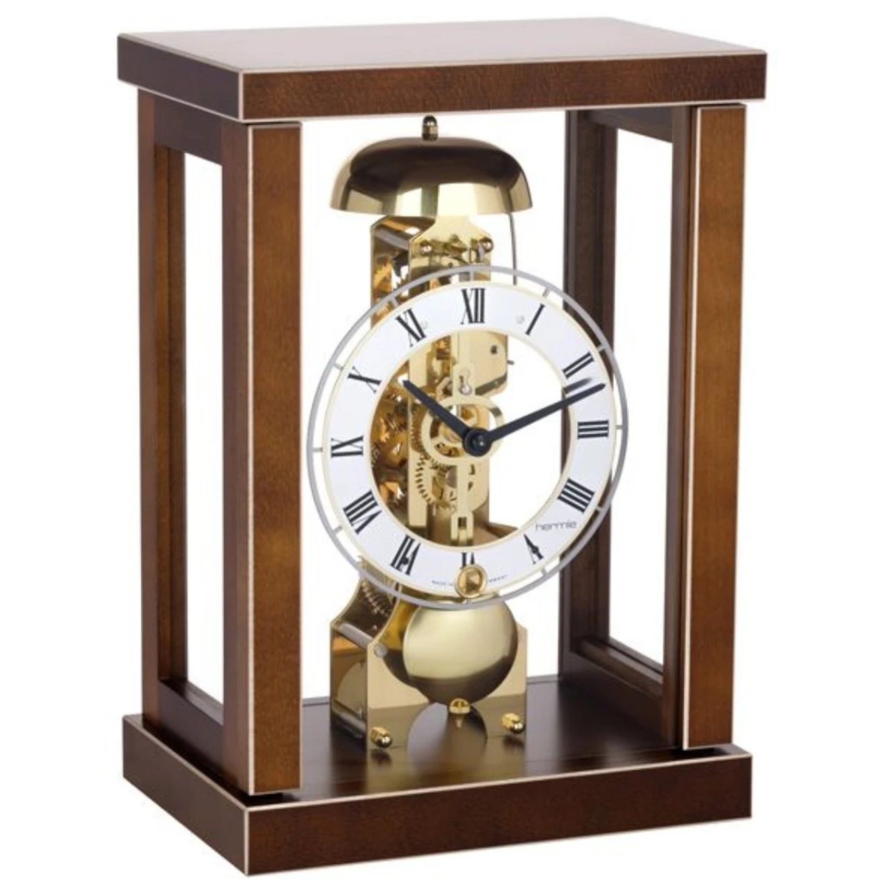 Hermle Mechanical 14-Day Power Reserve Walnut Finish Mantel Clock 23056-030791 1 Hermle Mechanical 14-Day Power Reserve Walnut Finish Mantel Clock 23056-030791