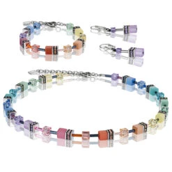 Coeur De Lion GeoCube Stainless-Steel Pastel Multicolour Bracelet 2838-30-1542 -Fashion Watch Shop 2838 30 1542 2 72767.1525266020