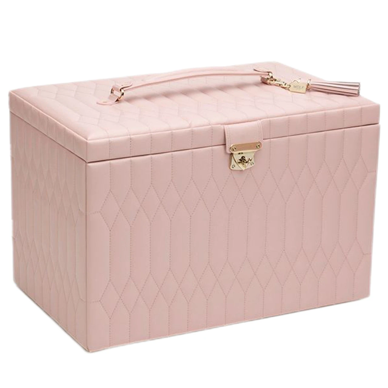 Wolf Caroline Extra Large Rose Quartz Jewellery Case 329515 5 Wolf Caroline Extra Large Rose Quartz Jewellery Case 329515 - Image 5