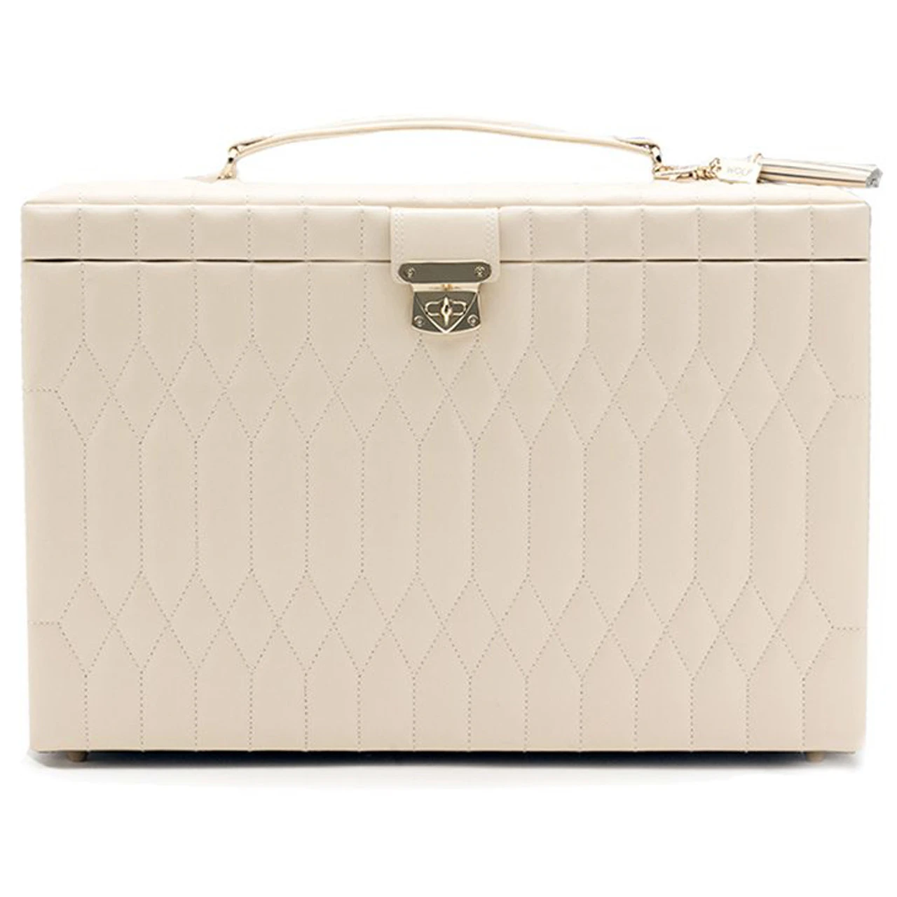 Wolf Caroline Extra Large Ivory Jewellery Case 329553 2 Wolf Caroline Extra Large Ivory Jewellery Case 329553 - Image 2