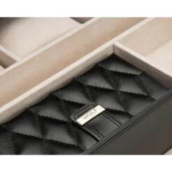 Wolf Caroline Extra Large Black Jewellery Case 329571 -Fashion Watch Shop 329571 4 18212.1685084161
