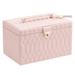 Wolf Caroline Large Rose Quartz Jewellery Case 329615 7 Wolf Caroline Large Rose Quartz Jewellery Case 329615 -Fashion Watch Shop 329615 2 65761.1685084045