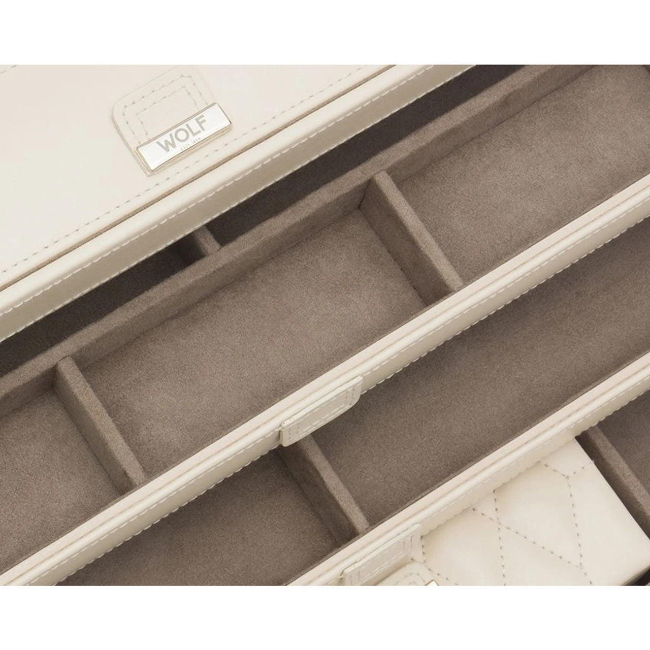 Wolf Caroline Large Ivory Jewellery Case 329653 4 Wolf Caroline Large Ivory Jewellery Case 329653 - Image 4