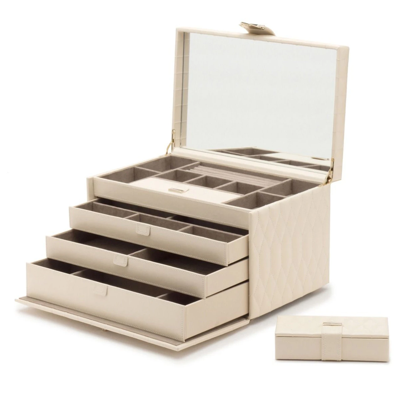 Wolf Caroline Large Ivory Jewellery Case 329653 1 Wolf Caroline Large Ivory Jewellery Case 329653