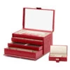 Wolf Caroline Large Red Jewellery Case 329672