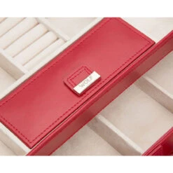Wolf Caroline Medium Red Jewellery Case 329772 9 Wolf Caroline Medium Red Jewellery Case 329772 -Fashion Watch Shop 329772 4 93571.1685083590