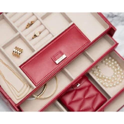 Wolf Caroline Medium Red Jewellery Case 329772 11 Wolf Caroline Medium Red Jewellery Case 329772 -Fashion Watch Shop 329772 6 40767.1685083595