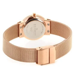 Skagen Watch Replacement Bracelet Rose Gold Mesh For 358SRRD With Free Connecting Screws