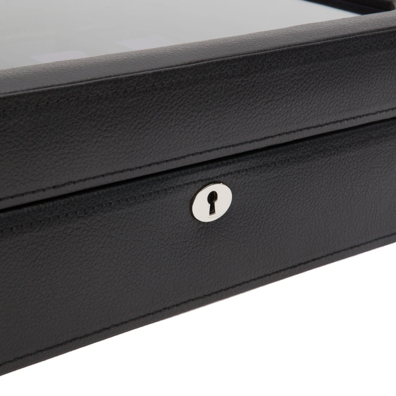 WOLF Windsor 10 Piece Black And Purple Watch Box 458403 4 WOLF Windsor 10 Piece Black And Purple Watch Box 458403 - Image 4