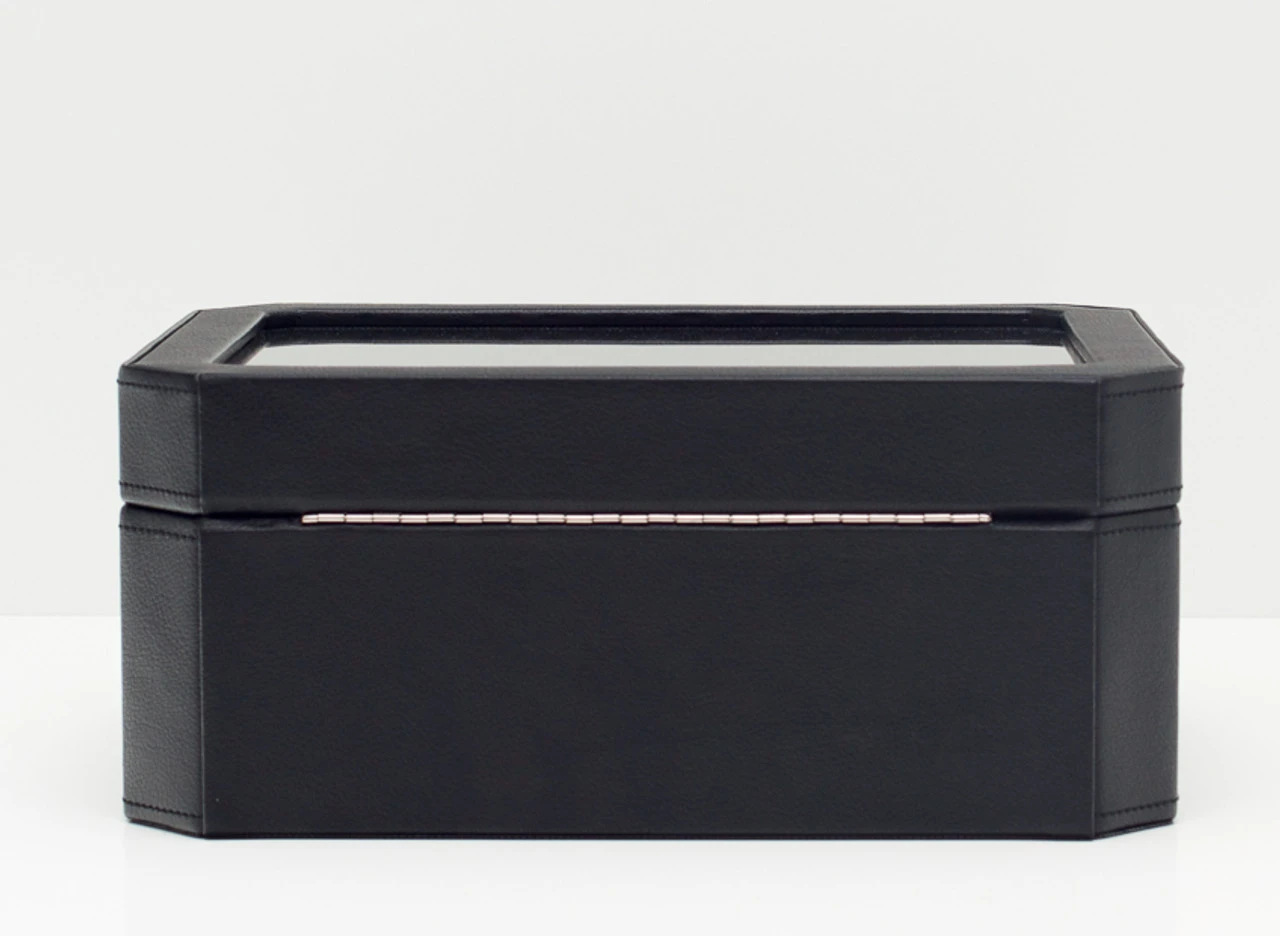 WOLF Windsor Black Watch Storage Box With Drawer For 10 Watches 4586029 3 WOLF Windsor Black Watch Storage Box With Drawer For 10 Watches 4586029 - Image 3