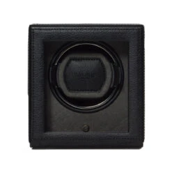 WOLF Cub Watchwinder With Cover In Pebble Black 461103 7 WOLF Cub Watchwinder With Cover In Pebble Black 461103 -Fashion Watch Shop 461103 2 36409.1670934015