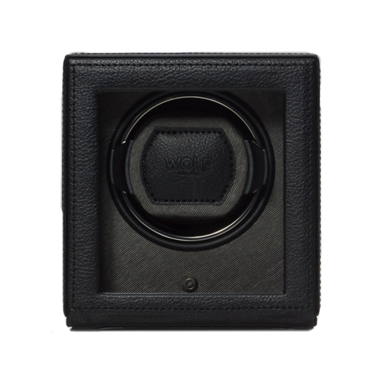WOLF Cub Watchwinder With Cover In Pebble Black 461103 3 WOLF Cub Watchwinder With Cover In Pebble Black 461103 - Image 3