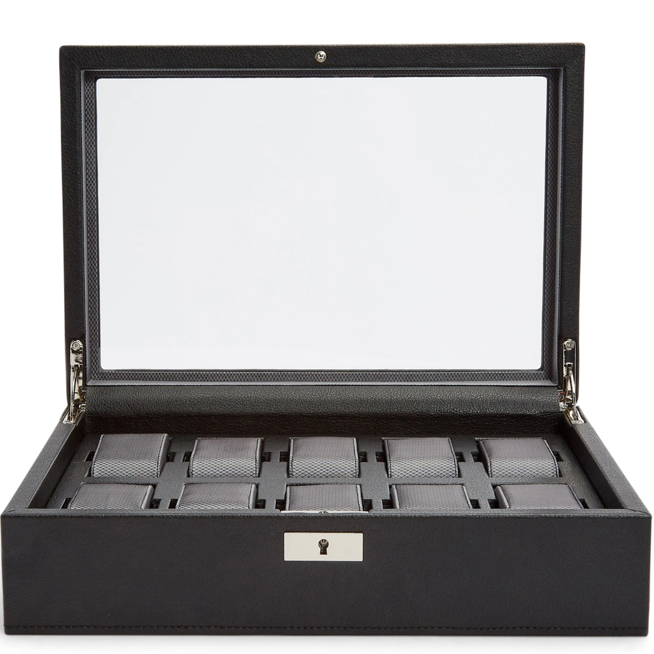 WOLF Viceroy 10 Piece Black Watch Box 466102 1 WOLF Viceroy 10 Piece Black Watch Box 466102