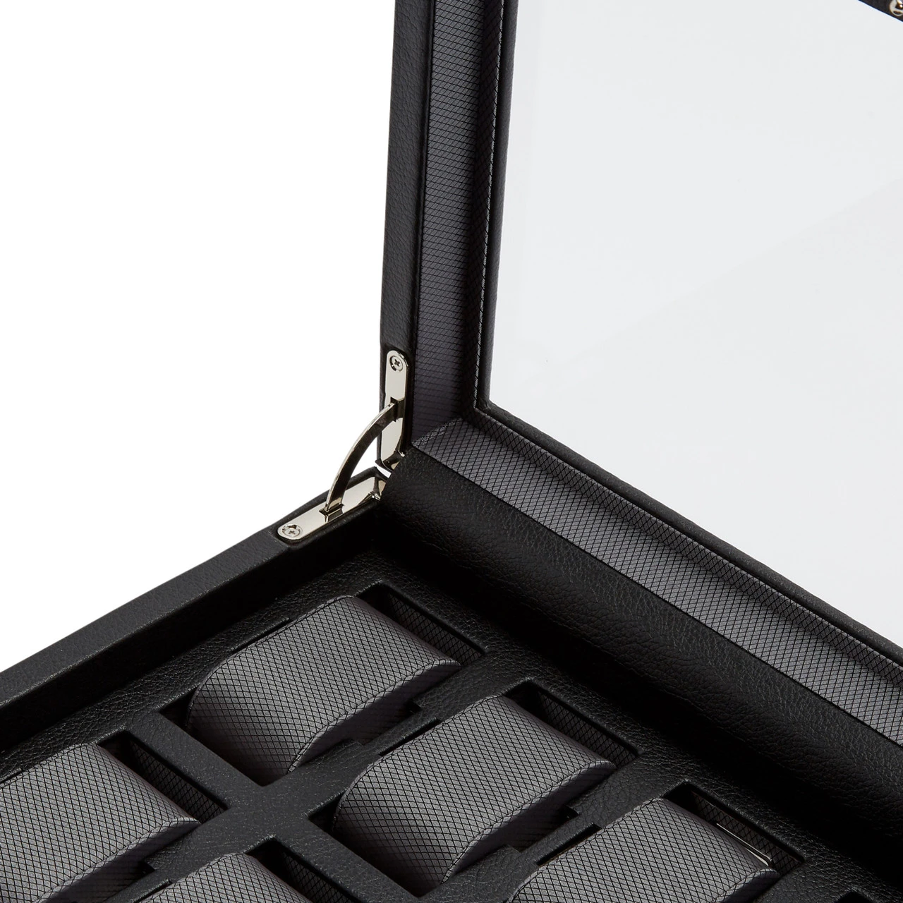 WOLF Viceroy 10 Piece Black Watch Box 466102 4 WOLF Viceroy 10 Piece Black Watch Box 466102 - Image 4