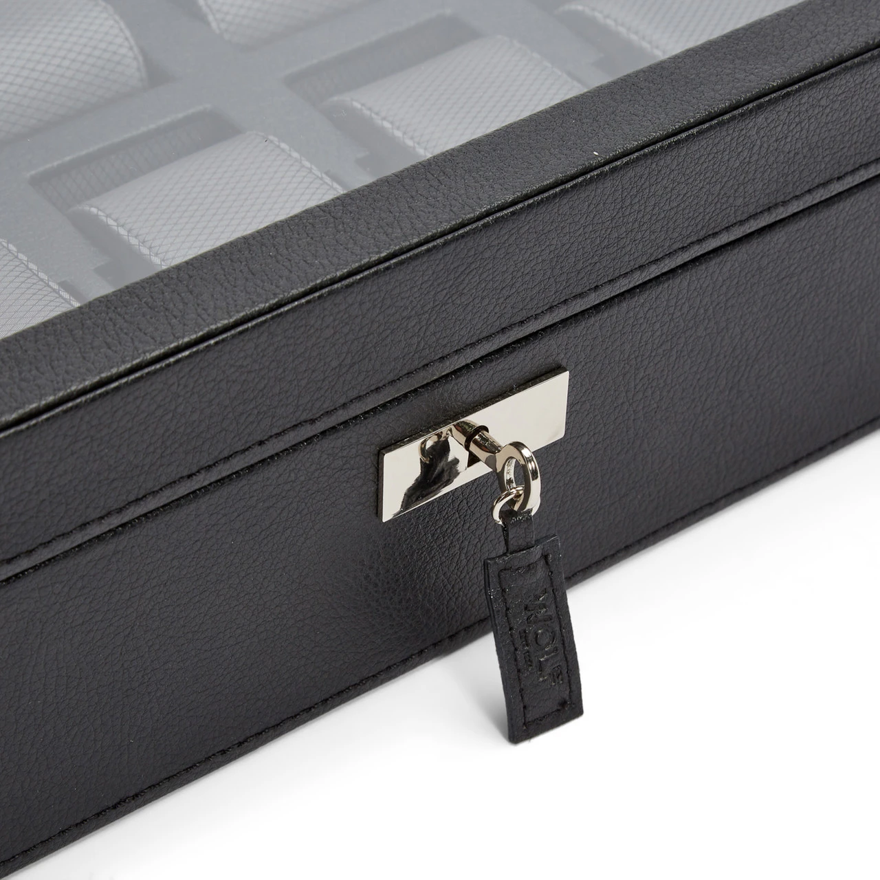 WOLF Viceroy 10 Piece Black Watch Box 466102 5 WOLF Viceroy 10 Piece Black Watch Box 466102 - Image 5