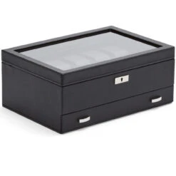 WOLF Viceroy 10 Piece Black Watch Box With Storage 466202 -Fashion Watch Shop 466202 3 45455.1618387604 2