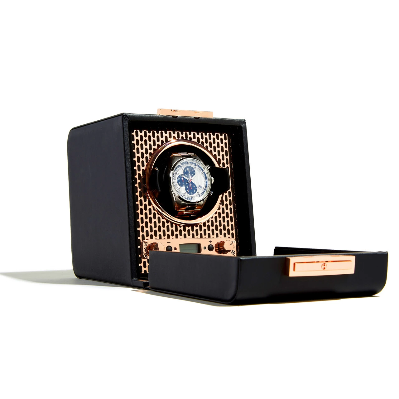 WOLF Axis Collection Copper Single Watch Winder 469116 4 WOLF Axis Collection Copper Single Watch Winder 469116 - Image 4