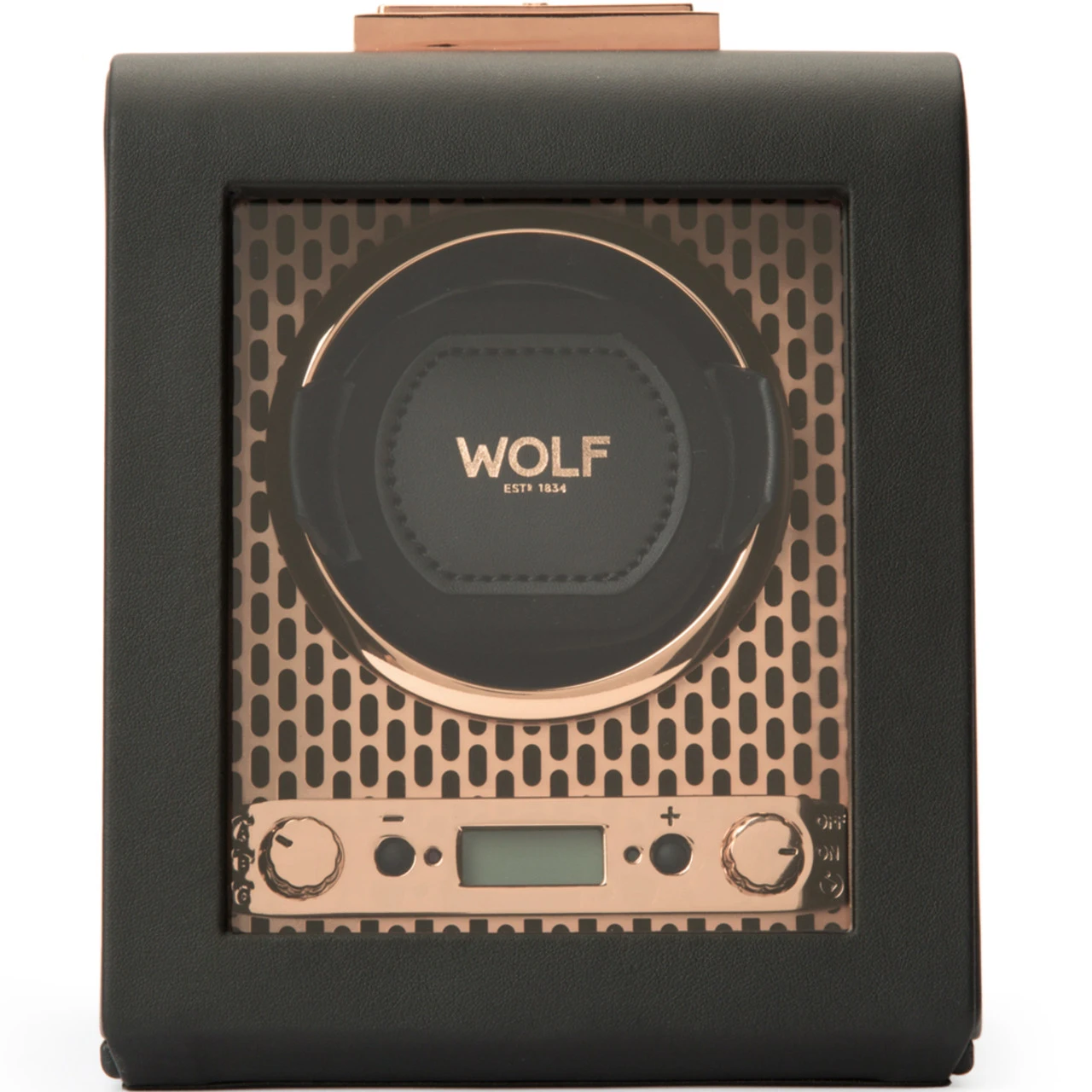 WOLF Axis Collection Copper Single Watch Winder 469116 1 WOLF Axis Collection Copper Single Watch Winder 469116