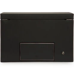 WOLF Axis Collection Powder Coat Double Watch Winder With Storage 469303 -Fashion Watch Shop 469303 20133.1615366327