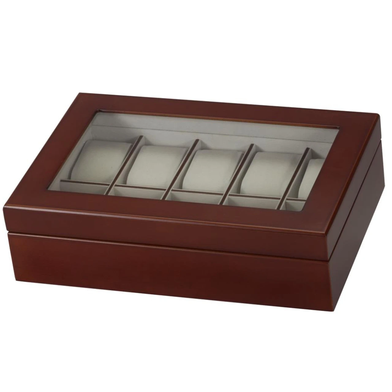 Mele And Co Bailey 10 Piece Watch Box Wooden Walnut Finish 472 1 Mele And Co Bailey 10 Piece Watch Box Wooden Walnut Finish 472