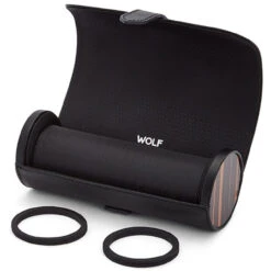 Wolf Roadster Watch Roll Vegan Leather In Black 477856 -Fashion Watch Shop 477856 4 99978.1681212713