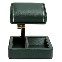 Wolf British Racing Green Single Travel Watch Stand 485441