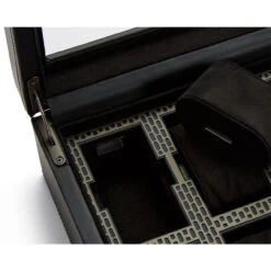 Wolf Axis 8 Piece Powder Coat Vegan Leather Watch Box 488003 -Fashion Watch Shop 488003 6 60220.1675751468 2
